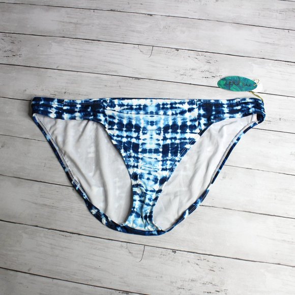 Mynah Swimwear Women's Bikini Swim Bottoms Size XXL 2XL Hipster Blue - Picture 1 of 5
